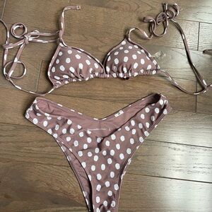 Abercrombie Polka Dot Bikini Set
